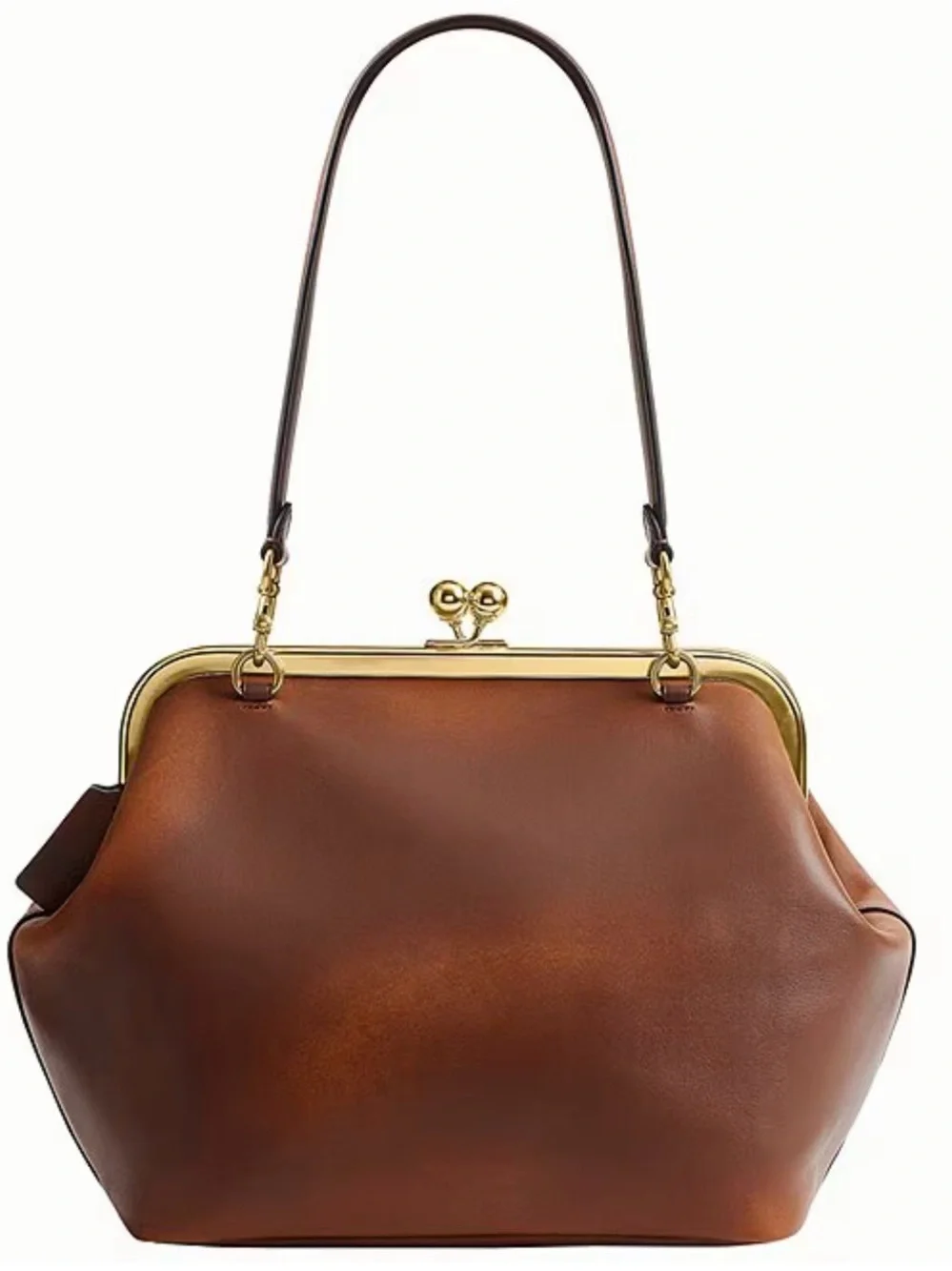 COACH Kisslock 27 in loved leather - NWT